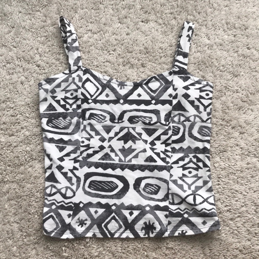 Tilly’s Pattern Crop Tank Top